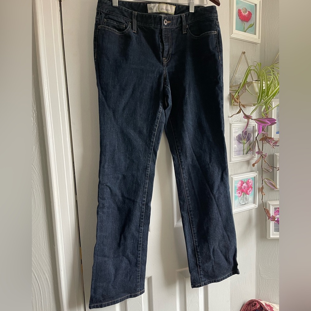 Loft slim boot cut women’s jeans with stretch